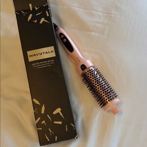 WAVYTALK Pink Heated Round Brush — Smooth Volume Styling